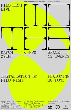 an event poster for the kilo kish live concert in march, 2009 with information about the venue