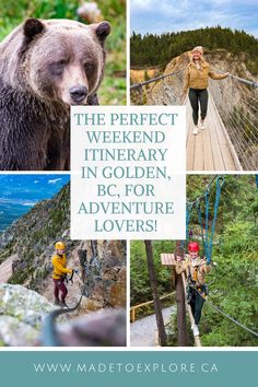 the perfect weekend itinerary in golden, bc for adventure lovers