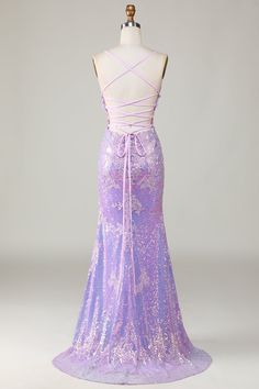 Classic Match: Whether you are dressing for a wedding party, prom,evening party or other formal party, this sophisticated long maxi prom dress will be your lovely partner. Fabric: Polyester, highlighting feminine morbidezza and grace Tips: Recommended hand wash seperately in cold water, dry clean is also available. Purple Corset Prom Dress, Light Purple Prom Dress, Lavender Prom Dresses, Corset Prom Dress, Tight Prom Dresses, Purple Corset, Sparkly Party Dress, Sparkly Party, Purple Prom