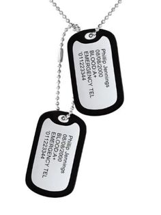 "WE OWN A PRINT SHOP AND WE CAN MAKE ANYTHING YOU NEED, Send us an email to rockstarprintshop@gmail.com and WE GOT YOU!" Our Custom Dog Tag is great for I.D. tags, friendship necklaces, or medical alerts, these 2-sided aluminum tags make great gifts. Gloss white coating is perfect for full color images. Tags have a pre-cut hole, perfect for a bead chain or key ring. Comes with 3" silver chain. If you are purchasing more than one , simply complete this process as many times as needed. Estimated shipping times: All items are made to order with a quick 1-3 business day turnaround to prepare for shipping. Customized and larger orders can take 3-5. Military Dog Tag, Heart Coin, Dog Tags Military, Personalized Dog Tags, Custom Dog Tags, Everyday Gifts, Photo Pendant, Friendship Necklaces, Professional Jewelry