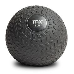 the trx 6lb exercise ball is shown in black