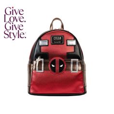 in stock Deadpool Backpack, Deadpool Suit, Deadpool Mask, Deadpool Logo, Deadpool Cosplay, Dead Pool, Marvel Merchandise, Mini Mochila, Marvel Deadpool