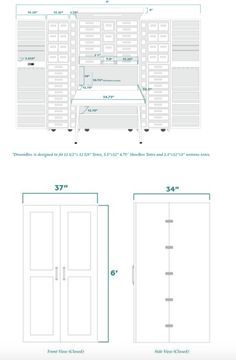 the measurements for an interior door and window