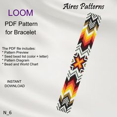 an image of a pattern for bracelets on the cover of a book with instructions