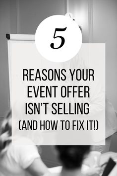 Struggling with low event sales? Discover why your hot offer isn’t selling and how to fix it. Align your pricing, audience, and messaging for success. Tap now to learn more!