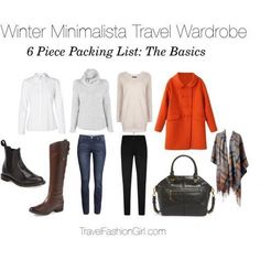 winter minimalist travel wardrobe 6 piece packing list the basics