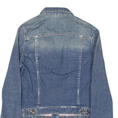 Item is in good used condition. >Size: S >Armpit To Armpit: 16" >Armpit To Cuff: 18" >Collar To Hem: 19" Blue Stonewashed Long Sleeve Denim Jacket, Blue Stonewashed Cotton Denim Jacket, Zara Denim Jacket, Wholesale Shoes, Beauty Bag, Cardigan Coat, Active Wear Tops, Board Shorts