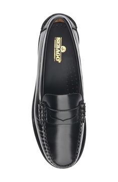 Hand-sewn and classically styled, this beefroll penny loafer is crafted of smooth leather with a breathable, unlined upper and waterproof, flexible sole. Leather upper and lining/leather and rubber sole Imported