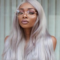 24” Grey Natural Straight Lace Front Wig *Nwt* Arrives New 150-180% Density Straight Texture Color : ( Color As Shown ) Lace Front Synthetic Wig You Can Cut , Curl , And Style This Wig Heat Resistant Up To 315f 22.5 In Circumference Hand Tied - Check My 5 Star Reviews You Could Cut The Front Lace To Blend As Your Own Hairline I Do Not Trade On Any Of My Wigs Don’t Forget To Bundle With The Got2b Ultra Gel Or Ghost Bond To Save 10% Off $ Silver Hair Short, Nyane Lebajoa, Straight Lace Front Wig, Wig Color, Short Grey Hair, Curly Hair Wig, Straight Lace Front Wigs, Long Wigs, Grey Hair