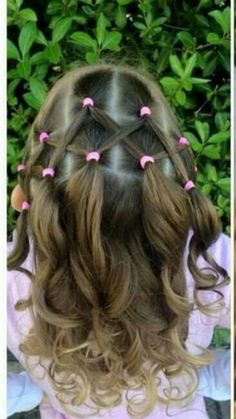 Short Hair For Kids, Girls Hairdos, Girly Hairstyles, Easy Little Girl Hairstyles, Easy Hairstyles For Kids, Girl Hair Dos, Girls Hairstyles Easy, Toddler Hairstyles Girl