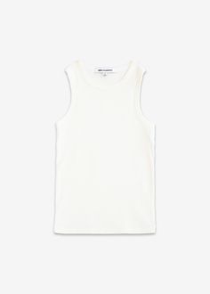 Enriched with a vintage wash effect, the Heritage Wash Rib Tank is crafted from a ribbed cotton blend with added stretch for comfort. This piece, in a timeless off-white hue, features a slim fit, racer-style straps, and a clean hem. 100% Cotton Made in USA. Fits true to size. White Ribbed Casual Tank Top, Everyday White Ribbed Tank Top, White Ribbed Tank Top, Casual Style, Casual White Ribbed Tank Top, Classic Ribbed Tank Top For Spring, Classic White Tank Top For Spring, Spring White Tank Top With Ribbed Neckline, White Cotton Ribbed Tank Top, White Tank Top With Ribbed Neckline