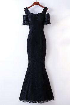 Formal Mermaid Silhouette Dresses, Fitted Mermaid Silhouette Evening Dress For Formal Events, Formal Mermaid Dress With Sweep Train, Formal Fitted Mermaid Dress, Formal Mermaid Silhouette Gown, Black Fitted Mermaid Dress, Formal Mermaid Dress With Fitted Bodice, Fitted Black Mermaid Dress, Fitted Mermaid Silhouette Evening Dress