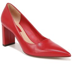 Step lively in the classic and effortlessly chic style of these pumps showcasing sleek pointed toes and sturdy heels to elevate your look to new heights. From Franco Sarto. Goat Leather, Elevate Your Look, Franco Sarto, Chic Style, Fashion Shoes, Leather Upper, Black Leather, Loafers, Slip On