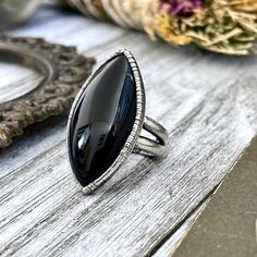 Big Bold Jewelry, Big Crystal Ring, Big Silver Ring, Big Statement Ring, Big Stone Ring, black onyx ring, Bohemian Jewelry, Etsy ID: 1329678859, FOXLARK- RINGS, Jewelry, Large Boho Ring, Large Crystal Ring, Natural stone ring, Rings, silver crystal ring, Ring Black Stone, Displaying Crystals, Black Stone Ring, Large Crystal, Black Onyx Ring, Bohemian Rings, Paper Jewelry, Crystal Ring, Silver Crystal