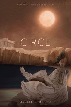 a book cover for circle by madeleine muller with an image of a woman in a flowing white dress