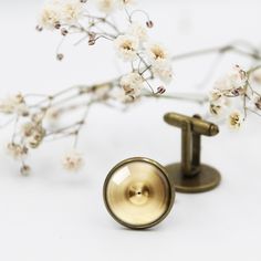 "Perfect gift for any drummer. Cymbals Cufflinks and Tie clip, on antique bronze or silver finish. DETAILS: * Cufflink dimensions: 1.8x2cm(0.7\"x 0.78\") / The main photo design: 16mm (0.62\") * Tie Clip dimensions: 5.4x1.8cm(2.1\"x0.7\") / The main photo design: 16mm (0.62\") * Antique Bronze or Silver Available * Photo design is protected with a glass dome, print quality 600x600dpi * A gift box is included with cufflinks * A gift bag is included with every piece of jewelry * Please note that the color of the actual product may vary slightly due to different lighting conditions. SHIPPING DETAILS: * Processing Time: 1-3 business days * SHIPPING TO EUROPE: 2-4 WEEKS * SHIPPING TO USA: 3-5 WEEKS * EVERYWHERE ELSE: 3-5 WEEKS" Adjustable Polished Finish Cufflinks For Gift, Round Cufflinks With Screw Back For Gift, Modern Cufflinks As Gift, Adjustable Cufflinks As Gift, Gold Screw Back Cufflinks For Gift, Classic Round Adjustable Cufflinks, Modern Round Cufflinks As Gift, Classic Cufflinks, Gift For Musician