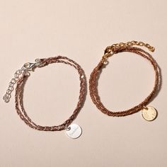 Available in a range of striking colours, our beautifully handwoven Personalized Braided Chain Bracelet is the perfect mix of sentiment and style, hand-engraved with your own special words.Available in 18K Champagne Gold PlatedAdjustable chain from 5.5 to 7Charm: 10mm diameter, 0.5mm thicknessSecure clasp fasteningCharm can't be removed from this chainHand-engraved in our London workshopSent with love in a complimentary gift boxAny slight variations in lettering depth, spacing and alignment from Personalized Bohemian Gold Friendship Bracelets, Engraved Braided Bracelets As Gift, Engraved Braided Bracelet Gift, Engraved Braided Bracelet As Gift, Engraved Round Braided Bracelets As Gift, Gold Braided Bracelets Gift, Gold Braided Bracelet Gift, Gold Braided Friendship Bracelets As Gift, Gold Braided Beaded Bracelets As Gift