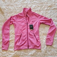 Nwt Nike Lightweight Training Jacket New Sz S Bundle And Save Nike Define Jacket, Pink Nike Jacket, Black And Pink Jacket, Dark Pink Jacket, Nike Sets, 6th Grade Outfits, Nike Fits, Dance Jackets, Nike Coat