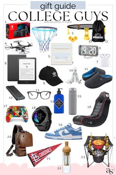 the ultimate gift guide for college guys