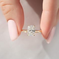 Classic 2 CT Elongated Cushion Cut Moissanite Solitaire 14k Solid Yellow Gold Engagement Ring 4 Claw Prongs Anniversary Ring/Gift In Fashion ❤ ITEM DETAILS:- ✦ Brand: The American Gold House (TAGH) ✦ Handmade, high-quality item! ✦ Material: Solid 10K/14K/18K Gold, 950 Platinum and 925 Sterling Silver ✦ Diamond Type: Moissanite Diamond ✦ Diamond Cut: 6.5x8.5 MM Elongated Crushed Ice Cushion Cut ✦ Diamond Weight: 2.0 CT ✦ Main Stone Color: Colorless ✦ Width of Band: 1.8 MM (Bottom) ✦ Diamond Clari Cushion Cut Rings, Gold House, Cushion Cut Solitaire, Moissanite Vs Diamond, Elongated Cushion Cut, Elongated Cushion, Yellow Gold Engagement Ring, Cushion Cut Moissanite, Engagement Rings Cushion