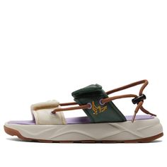 Puma KIDSUPER x RS Sandals Beige Outdoor Sandals With Rubber Sole, Outdoor Beige Sandals With Rubber Sole, Summer Vibram Sole Slip-on Sandals, Summer Slip-on Sandals With Vibram Sole, Outdoor Vibram Sole Sandals For Summer, Puma Sandals, Puma Future Rider, Pastel Lavender, Puma Rs