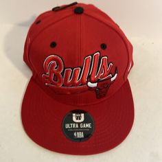 Chicago Bulls SnapBack Ultra Game NBA Hat Cap NWT $39.99. Ships in a box Hip Hop Fan Gear Cap, Hip Hop Style Fan Gear Cap, Casual Snapback Baseball Cap For Fan Gear, Casual Snapback Baseball Cap For Fans, Casual Snapback Fitted Hat For Fan Merchandise, Red Casual Baseball Cap For Fans, Casual Snapback Fitted Hat For Sports Events, Casual Flat Bill Fan Merchandise Hat, Casual Flat Bill Hats For Fan Merchandise