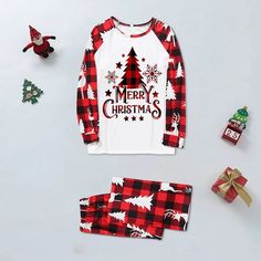 Shop for Christmas Family Pajamas in Clothing. Buy products such as Holiday Time Women's Plaid Matching Family Pajamas Set, 2-Piece, Sizes S-3X Family Pajama Sets, Plaid Christmas Tree, Christmas Pajama Set, Family Matching Outfits, Sleeves Clothing, Matching Pajamas, Family Pajamas, Self Design, Christmas Family