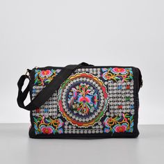 Antique Double-sided Embroidery Crossbody Bag Small Bag Crossbody Bag Women's Canvas Shoulder Bag Multicolor Embroidery Bags With Adjustable Strap For Daily Use, Rectangular Bag With Multicolor Embroidery And Adjustable Strap, Multicolor Embroidered Pouch Shoulder Bag For Travel, Rectangular Bags With Multicolor Embroidery And Adjustable Strap, Multicolor Embroidered Rectangular Bags With Adjustable Strap, Multicolor Embroidered Crossbody Bag For Daily Use, Daily Use Multicolor Embroidered Shoulder Bag With Adjustable Strap, Embroidered Shoulder Bag Pouch For Travel, Embroidered Crossbody Shoulder Bag For Travel