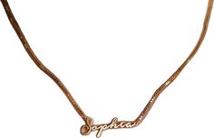 Necklace Stack, A Necklace, Box Chain, Name Necklace, Venice, Rose Gold, Collage, Chain, Gold