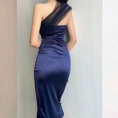 Wjczt Tulle Evening Dress Long Luxury Raglan Shoulders High Splits Wra Country Summer Dresses, Satin Prom Dress Long, Hot Prom Dress, Strapless Prom Dresses, Spaghetti Strap Prom Dress, Maxi Long Dress, Tulle Evening Dress, Dress Royal, Dresses Royal