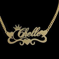 Discover our high-end Luxury Boutique addition, the stunning "Queen Of Hearts" Custom 14k Vermeil Gold and Medical Grade Stainless Steel Beautiful Cursive Name Plate with Matching Cuban Miami Link Chain. This sophisticated and timeless necklace is perfect for gifting, whether it's for treating yourself or a loved one, Our exceptional quality and value cannot be surpassed, making this a “must-have” for any jewelry collection. As a product and industry expert, we take great pride in our personaliz Luxury Custom Name Gold Jewelry, Valentine's Day Engraved Gold Plated Jewelry, Customized Gold Heart Pendant Necklace, Customized Gold Necklace With Heart Pendant, Customized Yellow Gold Heart Jewelry, Customized Heart-shaped Yellow Gold Jewelry, Customized Luxury Gold Jewelry, Custom Name Heart Pendant Jewelry, Custom Name Heart-shaped Yellow Gold Jewelry