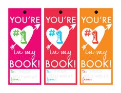 two bookmarks with different designs on them and the words you're in my book