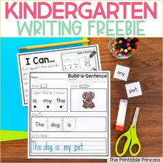 the printable worksheet for children to practice their writing skills