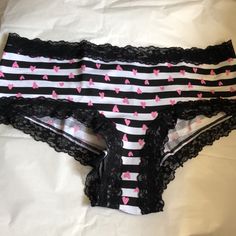 Nwot Victoria’s Secret Cheeky Panty. Size X-Large. Low Rise, Soft Modal. Cute White Brief Bottoms, Victoria's Secret Pink Brief Bottoms, Victoria's Secret Stretch Pink Shorts, Cute Fitted Bottoms For Pajama Party, Victoria's Secret Pink, Pink Black, Secret Pink, Women's Intimates, Victoria’s Secret