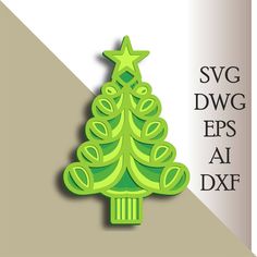 This is a digital product   Multilayer Christmas Tree - 3D layers. This unique Christmas Tree design consists of six separate layers. You can use a 3D Christmas Tree design to decorate your home or to diversify the interior at work. Also, the multi-layered Christmas Tree will be the most unique gift for family and friends among other gifts.    This vector design is for cutting with a CNC laser machine, as well as for cutting paper with Silhouette, Cricut and other machines.   Feel free to contac Tree Cut, 3d Christmas Tree, 3d Mandala, Unique Christmas Trees, Laser Cnc, 3d Christmas, Christmas Tree Design, Laser Machine, Tree Design