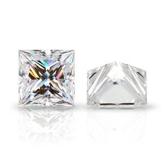 Princess Cut Moissanites - Premium Jewelry from Dazzling Delights - Just $77.95! Shop now at Dazzling Delights Princess Cut Moissanite, Synthetic Diamond, Princess Cut Diamond, Loose Stones, Princess Cut Diamonds, Moissanite Diamonds, Jewelry Rings Engagement, Cut And Color, Diamond Cut