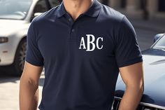 Monogram Custom Embroidered Unisex Polo T-Shirt, Customized Polo T-Shirt, Embroidery Polo T-Shirt, Men Polo, Logo Embroidery,  ~Atlascustomtees~ ⭐Please indicate the font and the frame you want. If you only indicate the font, no frame will be added.  ⭐ Why buy an embroidered sweatshirt? Our sweatshirts with embroidered designs are the best gift for friends, family members, team members, and colleagues for various occasions like Christmas, New Year, birthdays, anniversaries, and Mother's Day. It Cotton Polo T-shirt With Embroidered Logo, T Shirt Embroidery, Embroidered Designs, Polo Logo, Team Members, Polo T Shirt, Shirt Embroidery, Embroidered Sweatshirt, Embroidered Sweatshirts