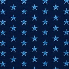 a blue background with white stars on it