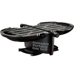 the portable gas grill is ready to be used