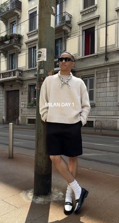 Sweater And Loafers Outfit, Streetwear Ideas, Polo Shirt Outfits, Loafers Outfit, Mens Casual Outfits Summer, Street Style Outfits Men