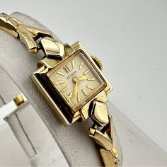 Vintage 10k Gold Filled Ladies Cocktail Watch Cased And Timed By Lecoultre 17 Jewels Wind Up Movement In Good Working Order Beautiful Ladies Cocktail Watch. Case Is 10k Gf, The Band Is A Beautiful 10k Gf Expanding Bracelet Fitting Up To 7.0” Cocktail Watch, Beautiful Ladies, Gold Case, Watch Case, 10k Gold, Vintage Accessories, Accessories Watches, Wrist Watch, Gold Filled