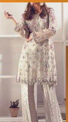 Pakistani Indian women / ladies embroidered chiffon net unstitched salwar kameez Limited Time offer #LadiesSalwarKameez #PakistaniSalwarKam #WomenSalwarKameez #PunjabiSalwarKmeez #SalwarKameez #DesignerWear #IndianSalwarKameez #ReplicaDress #LadiesDress #ChiffonDress Velvet Dresses Outfit, Pakistani Couture, Latest Dress Design