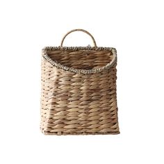 PRICES MAY VARY. ✅HIGH QUALITY BASKETS-They are all hand-woven by craftsmen,every basket is a unique handicraft. Made of natural and eco-friendly water hyacinth material over sturdy wire frame. hanging baskets no paint, 0 formaldehyde,eco-friendly and no pollution,can be used with confidence. ✅PRODUCT DIMENSION: 8.66*4.72*11.4 inches. Perfect for home, garden, patio, balcony, indoor and outdoor wall decoration. Please note that these products are handmade and the sizes may vary ±1 inch. ✅BEST DE Mail Basket Ideas Entryway, Stairway Organization, Door Baskets With Flowers, Hanging Baskets On Wall, Basket Wreaths For Front Door, Wall Baskets Storage, Fall Door Basket, Vase Greenery, Front Door Basket