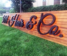 a wooden sign with the words mr and mrs on it