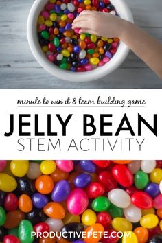 Try these Jelly Bean STEM Activities for a school party or team building group project. These candy engineering tasks can be used as minute-to-win-it games, or as creative or strength building competitions. Ideal for elementary or middle school students to enjoy, but still be challenged. #stem #stemforkids #stemchallenges #stemprojects #kidsactivities #minutetowinit #teambuilding #middleschool #elementary April School Activities, Stem Activities Middle School, Math Stem Activities, Easy Stem, Middle School Activities