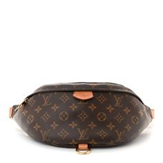 This is an authentic LOUIS VUITTON Monogram Bumbag. This stylish belt bag is crafted out of traditional Louis Vuitton monogram on toile canvas. The bag features a vachetta cowhide leather top handle, an adjustable waist strap, and a rear zipper pocket. The main zipper opens to a black fabric interior. Luxury Coated Canvas Belt Bag For Everyday, Luxury Belt Bag With Removable Pouch In Coated Canvas, Luxury Travel Belt Bag With Dust Bag Included, Designer Monogram Canvas Crossbody Belt Bag, Everyday Monogram Canvas Crossbody Belt Bag, Classic Brown Monogram Canvas Belt Bag, Brown Monogram Canvas Crossbody Belt Bag, Brown Monogram Canvas Belt Bag For Everyday Use, Designer Brown Belt Bag For Travel