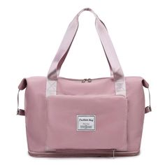 Women Tote Bag Foldable Large Capacity Women Gym Bags Shoulder Bag Wom – cyflymder Multifunctional Pink Bag For On-the-go, Multifunctional Travel Bag With Zipper Closure, Portable Travel Bags With Double Handle, Practical Bag With Zipper Closure For On-the-go, Trendy Large Capacity Shoulder Duffle Bag, Multifunctional Rectangular Bag With Zipper Closure, Practical Rectangular Bag With Zipper Closure, Portable Tote Shoulder Bag For Travel, Large Capacity Multifunctional Tote Bag