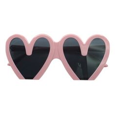 Cropped Heart Shape Sunglasses Women's Oversized Fashion UV400 Drop some love into your summer style with PASTL's Cropped Heart Sunglasses! With a bold, oversized silhouette and slightly cropped heart shape, you'll love the way these sunnies make you look and feel. Plus, with UV400 protection, it's perfect for fun outdoor activities. Feel the love when you rock these chic and playful shades! Measurements: 5 5/8" (144 mm) Width x 2 7/16" (62 mm) Height Lens width: 57 mm Lens height: 52 mm Bridge: Fun Heart Print Sunglasses For Beach, Spring Heart-shaped Plastic Sunglasses, Trendy Heart-shaped Sunglasses With Heart Print, Fun Summer Sunglasses With Heart Print, Trendy Heart Print Sunglasses For Valentine's Day, Summer Beach Sunglasses With Heart Print, Trendy Valentine's Day Sunglasses With Heart Print, Chic Heart-shaped Sunglasses For Summer, Casual Beach Sunglasses With Heart Print