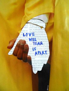 ultravviolent: love will tear us apart - by erin ruane (instagram erin.rue) Love Will Tear Us Apart, ポップアート ポスター, Desain Editorial, Desain Signage, 카드 디자인, Fortune Telling, Yellow Aesthetic