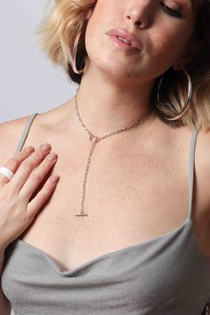 The only lariat you will ever need has officially arrived. Meet Supreme — our best-selling, multifunctional lariat that can be worn as a pendant, a chain, and a y-necklace alike! With dainty faceted chain links and a toggle clasp closure, this necklace is as strong as it is chic. Water resistant and hypoallergenic with a stainless steel base, this chain is a forever piece that you are sure to grab for all occasions — from casual to formal and everything in between. Designer tip — rock Supreme as a lariat style with our other chain styles for a beautiful layered look — we highly recommend the Billie Chain and Billie Chain 5mm. 19" length Toggle clasp closure Three In One, Chain Links, Toggle Clasp, Layered Look, Chain Styles, Chain Link, Silver Color, Water Resistant, Stainless Steel